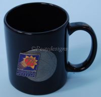 PHOENIX SUNS NBA Basketball Black Coffee Mug